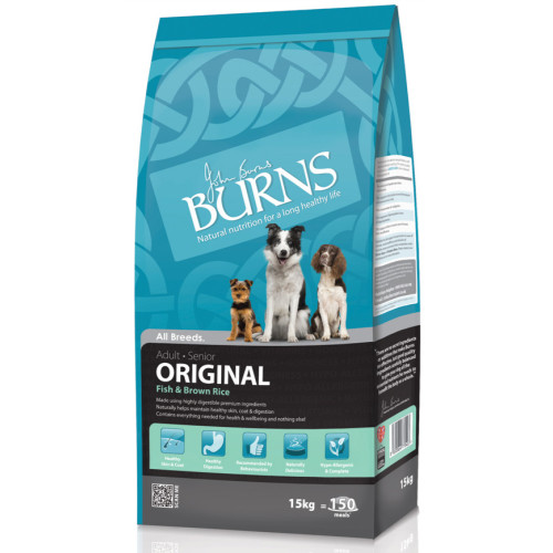 Burns Original Fish & Brown Rice Adult & Senior Dog Food