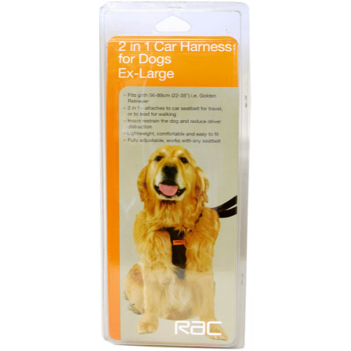 RAC Travel 2 In 1 Car Dog Harness