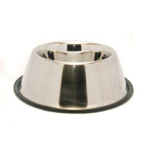 Rosewood Non-Slip Stainless Steel Spaniel Dog Bowl