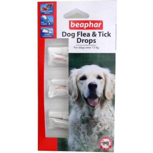 Beaphar Dog Flea and Tick Drops