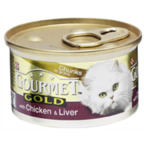 Gourmet Gold Chicken & Liver in Gravy Cat Food