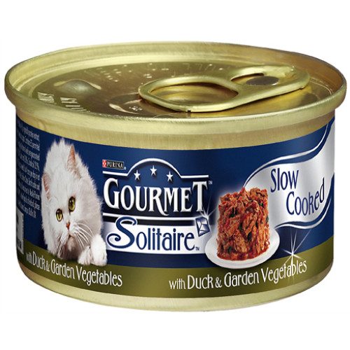 Gourmet Solitaire Duck & Vegetable Cat Food
