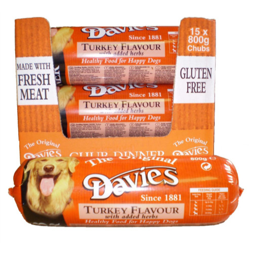 Davies Turkey Chub for Dogs