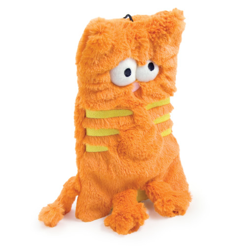 Ancol Flat Cats Soft Dog Toy