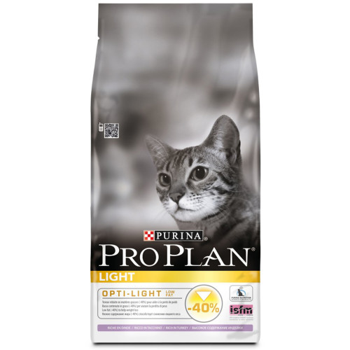 PRO PLAN Light Opti-Light Turkey Adult Cat Food