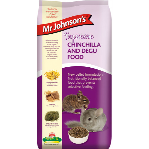 Mr Johnsons Chinchilla & Degu Food
