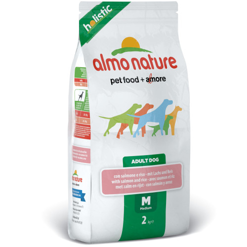 Almo Nature Holistic Salmon & Rice Medium Adult Dog Food