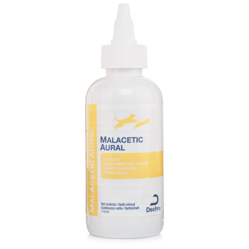 Malacetic Aural Ear Flush Cleaner for Cats and Dogs