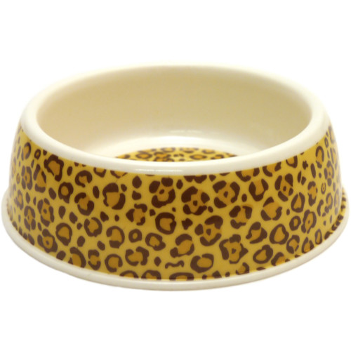 Rosewood Deluxe Melamine Leopard Print Bowl