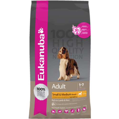Eukanuba Lamb & Rice Small & Medium Breed Adult Dog Food