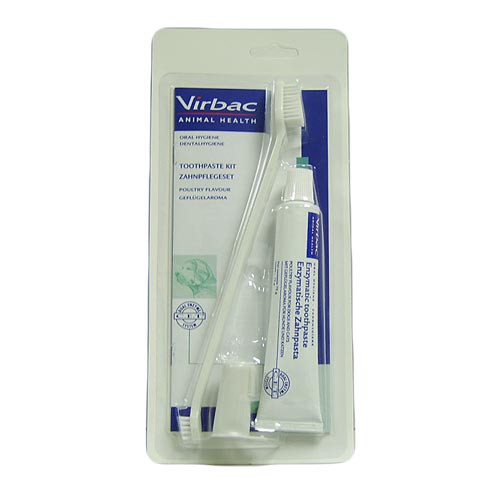 Virbac Enzymatic Toothpaste Kit for Dogs