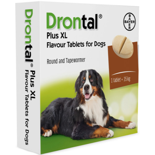 Drontal Plus XL Flavour Dog Worming Tablets