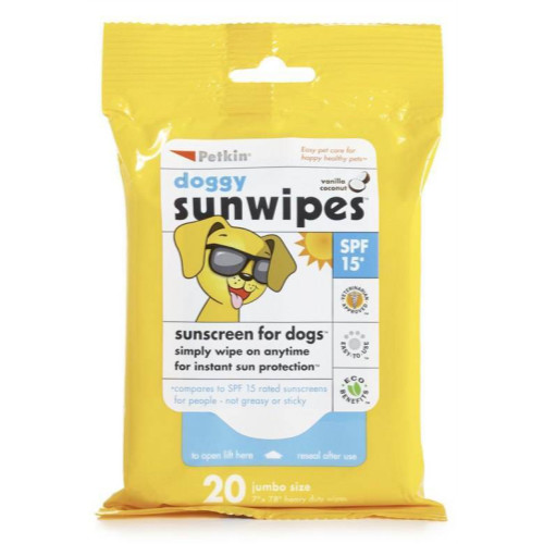 Petkin Dog Sunscreen Sun Wipes