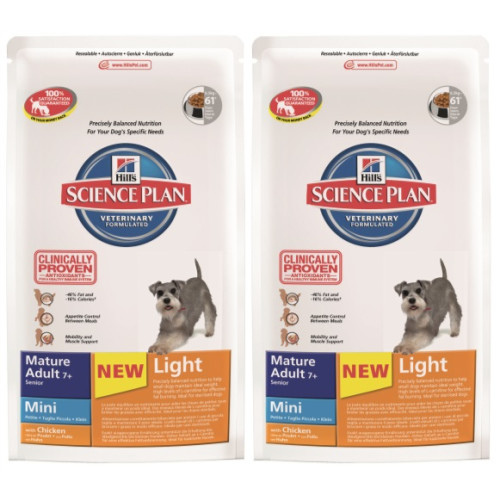 Hills Science Plan Canine Mature 7+ Active Longevity Mini Light