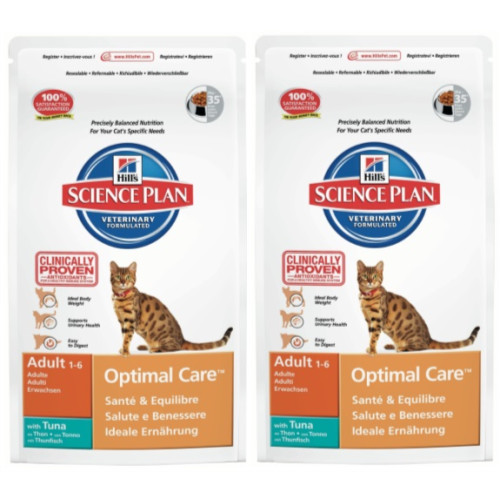 Hills Science Plan Feline Adult Optimal Care Tuna
