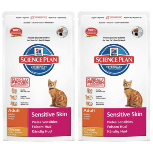Hills Science Plan Feline Adult Sensitive Skin Chicken