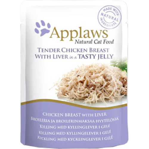 Applaws Chicken with Liver In Jelly Pouch Adult Cat Food