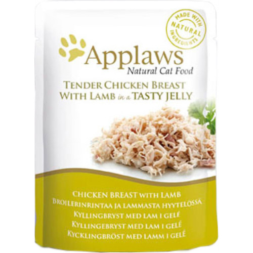 Applaws Chicken with Lamb In Jelly Pouch Adult Cat Food