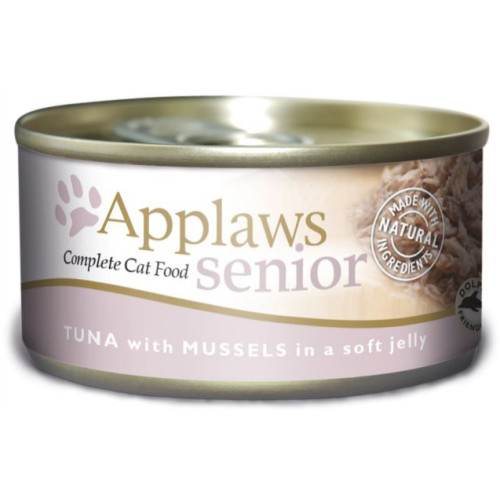 Applaws Tuna & Mussels in Jelly Tinned Senior Cat Food
