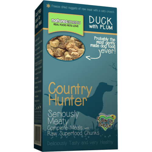Natures Menu Country Hunter Duck & Plum Superfood Crunch Adult Dog Food