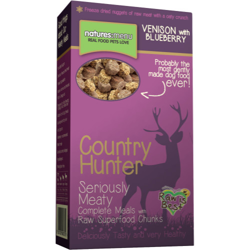 Natures Menu Country Hunter Venison & Blueberries Superfood Crunch Adult Dog Food