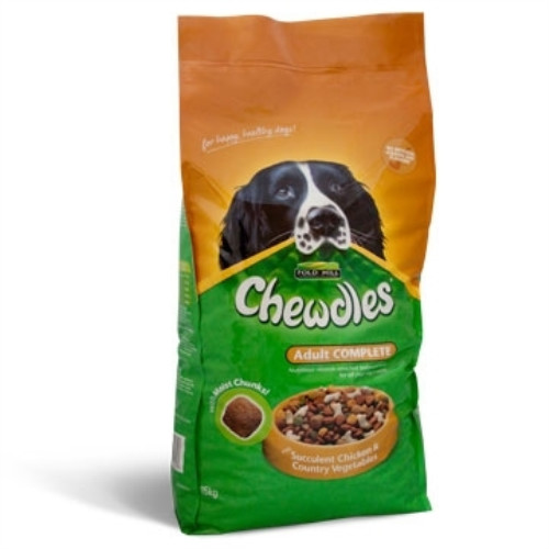 Chewdles Complete Chicken & Veg Dog Food