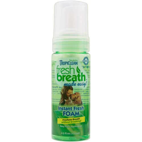 Tropiclean Fresh Breath Mint Foam