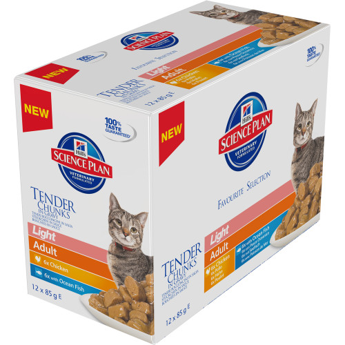 Hills Science Plan Feline Adult Light Pouch