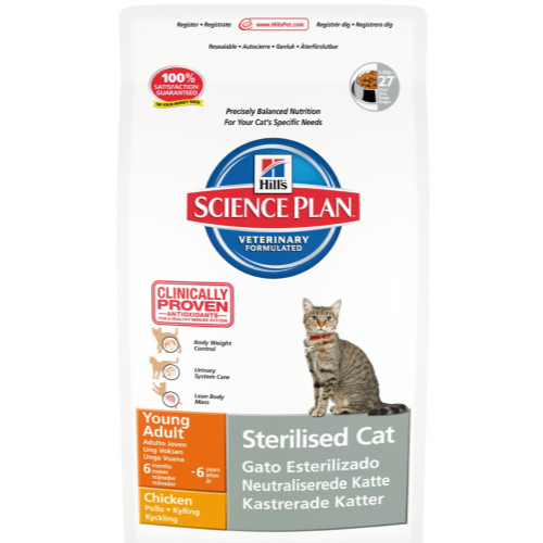 Hills Science Plan Feline Young Adult Sterilised Cat Chicken