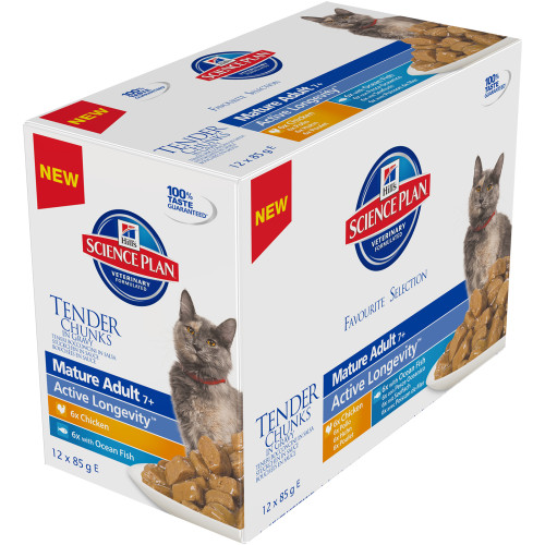 Hills Science Plan Feline Mature Adult 7+ Pouches