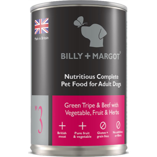 Billy & Margot Beef & Tripe Complete Adult Dog Food