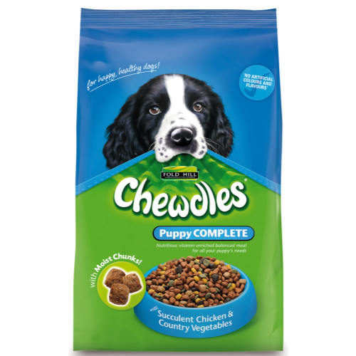 Chewdles Complete Chicken & Veg Puppy Food