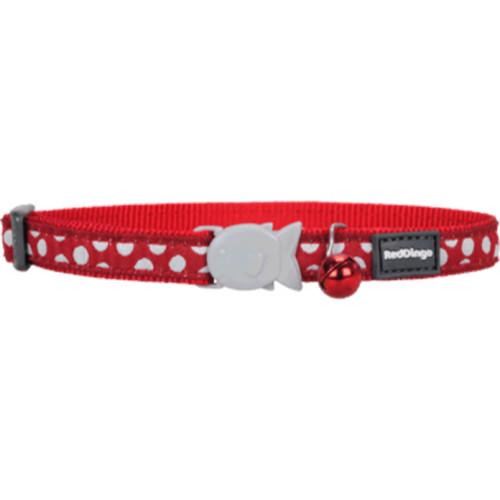 Red Dingo Cat Collar Spots