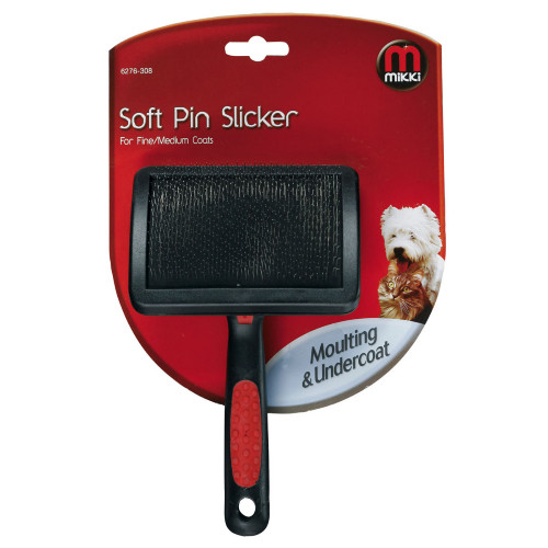 Mikki Soft Pin Dog Slicker For Fine Medium Coats