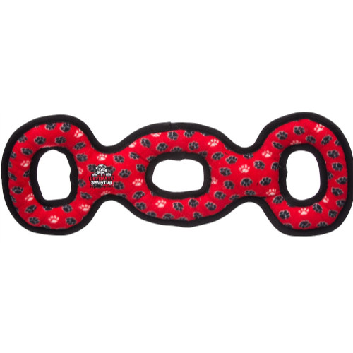 Tuffy 3 Way Tug Red Dog Toy