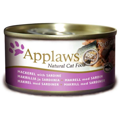 Applaws Marckerel with Sardine Tin Adult Cat Food