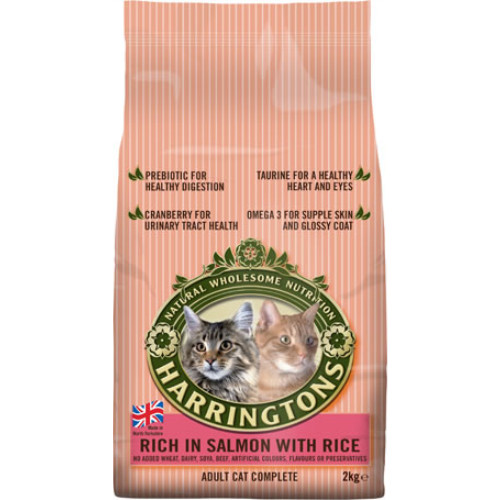 Harringtons Complete Salmon With Rice Cat Food