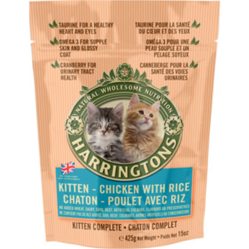 Harringtons Complete Chicken with Rice Kitten Food