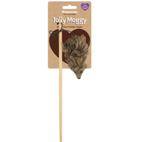 Rosewood Jolly Moggy Silvervine Twitchy Cat Teaser