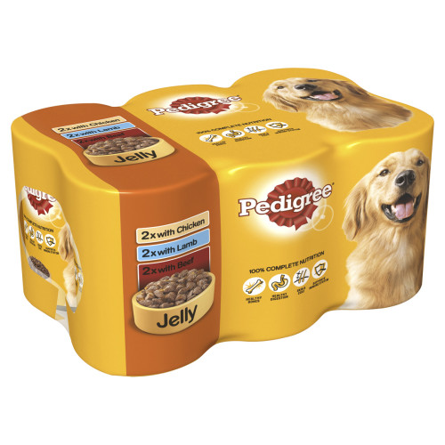 Pedigree Can Meaty Chunks in Jelly Adult Dog Food