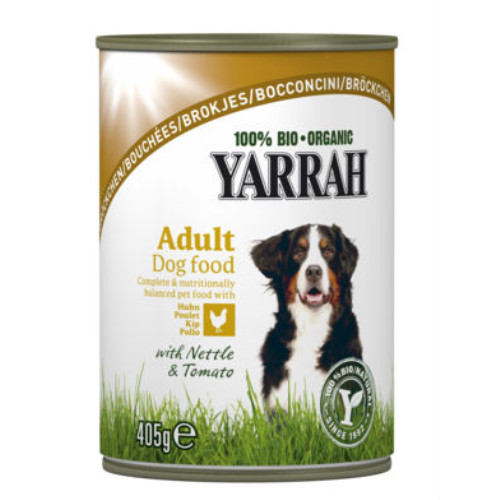 Yarrah Organic Chicken With Nettle And Tomato Dog Food