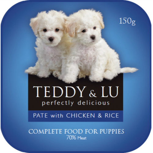 Teddy & Lu Pate Chicken & Rice Puppy Food