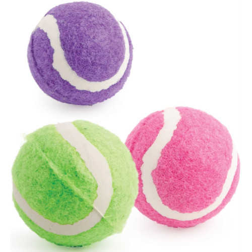 Ancol Small Bite Tennis Ball Assorted