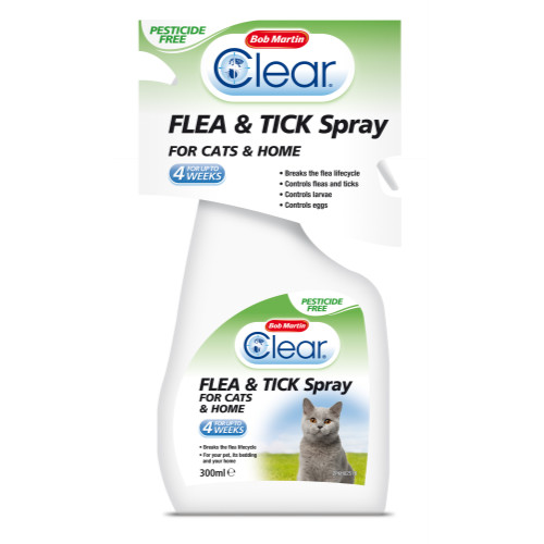 Bob Martin Flea Clear Spray For Cats And Homes
