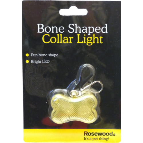 Rosewood Bone Shaped Collar Light