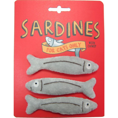 Happy Sardine Catnip Toy
