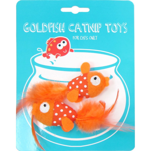 Happy Goldfish Catnip Toy