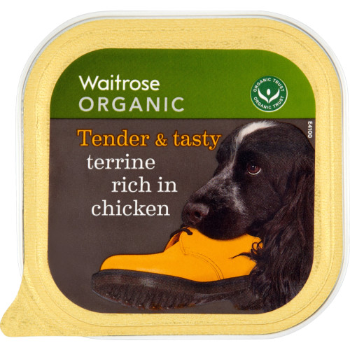 Waitrose Organic Terrine Rich in Chicken Adult Dog Food
