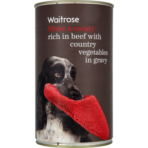 Waitrose Chunks in Gravy Beef & Vegetable Adult Dog Food