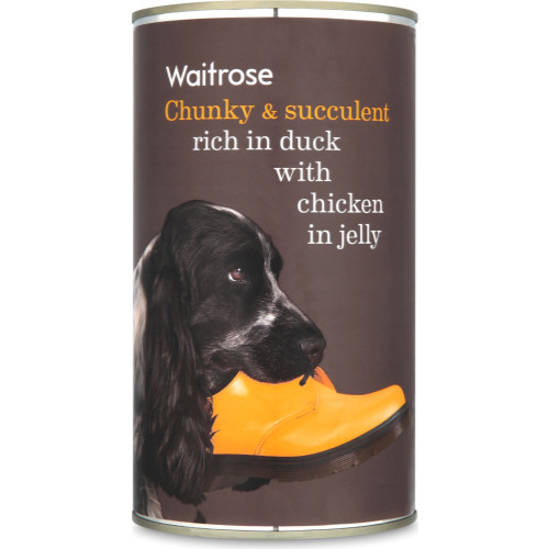 Waitrose Chunks in Jelly Duck & Chicken Adult Dog Food